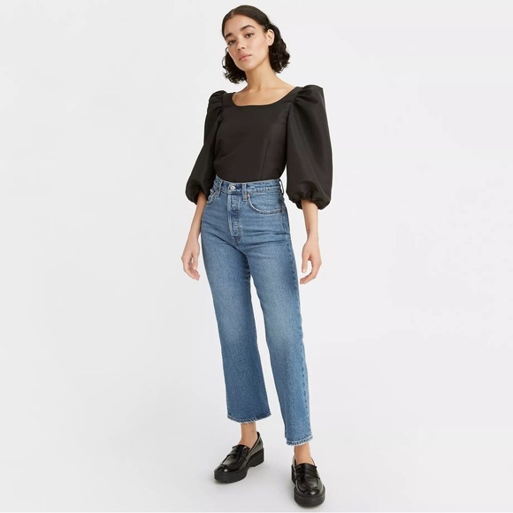 Levi’s Ribcage Crop Bootcut Jeans - Picture 1 of 12